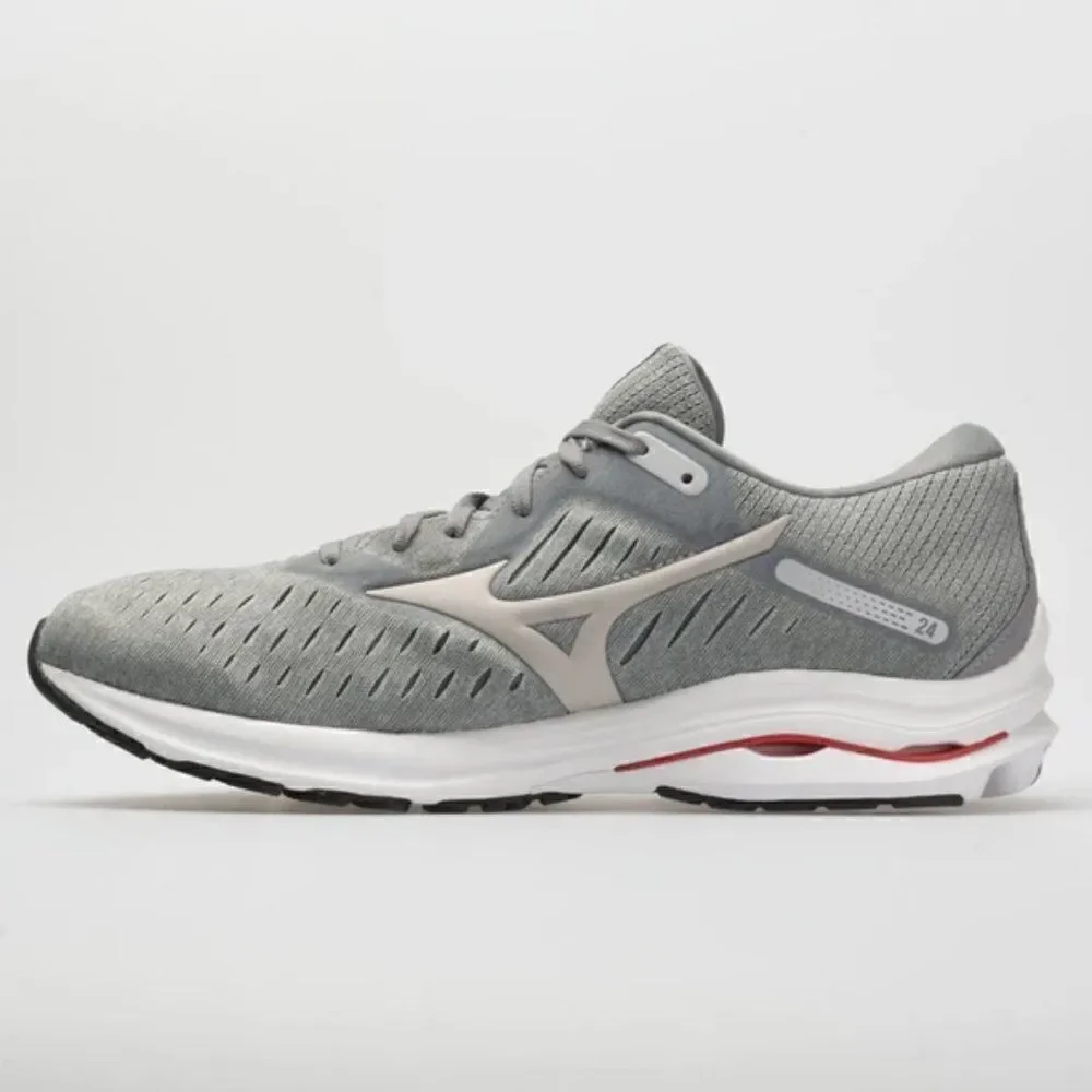 NEW in BOX MIZUNO WAVE RIDER 24 Grey Blue Red 7 US Women 37 EUR